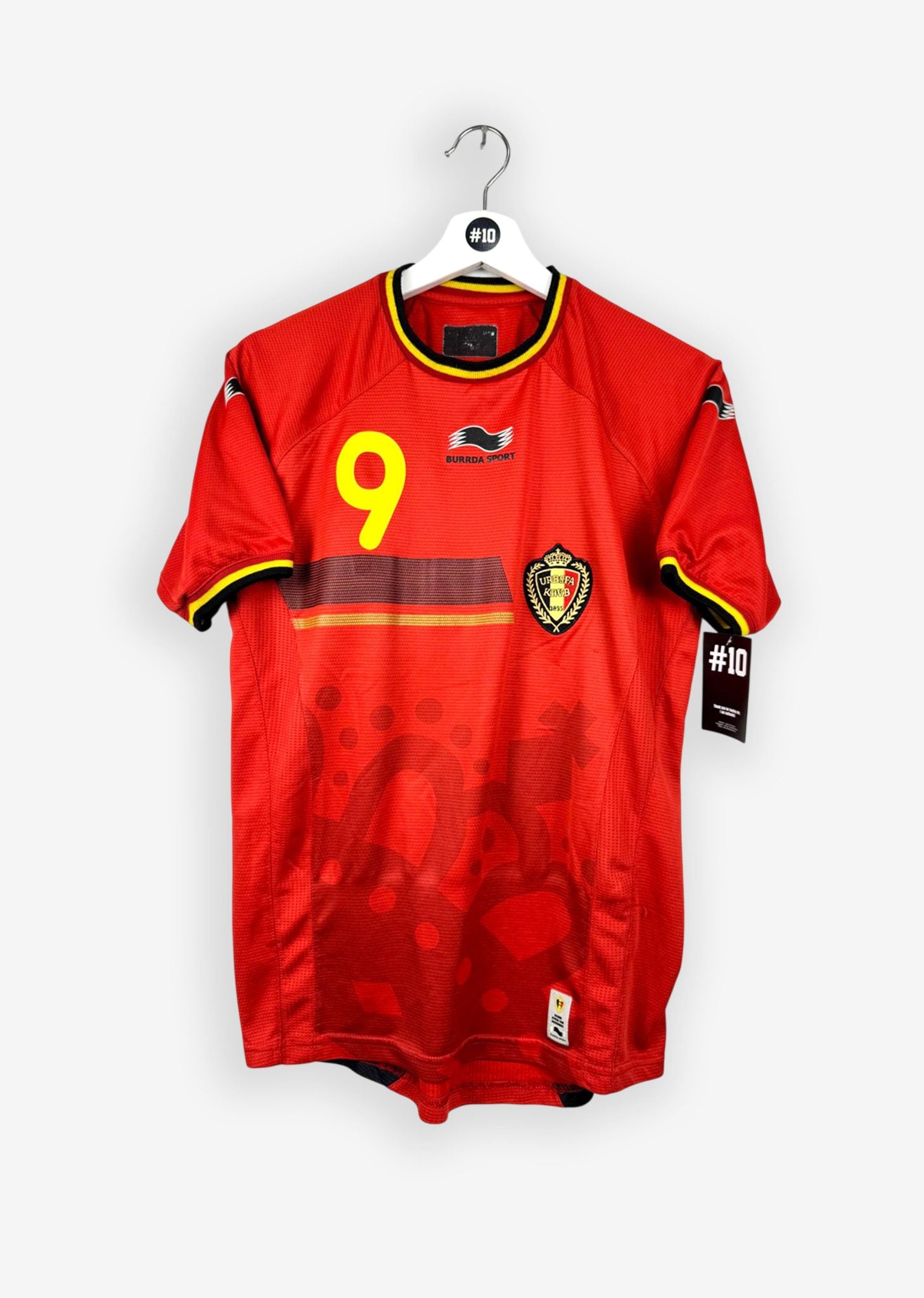 BELGIUM 2014/15 HOME SHIRT - #9 LUKAKU (SIZE S)