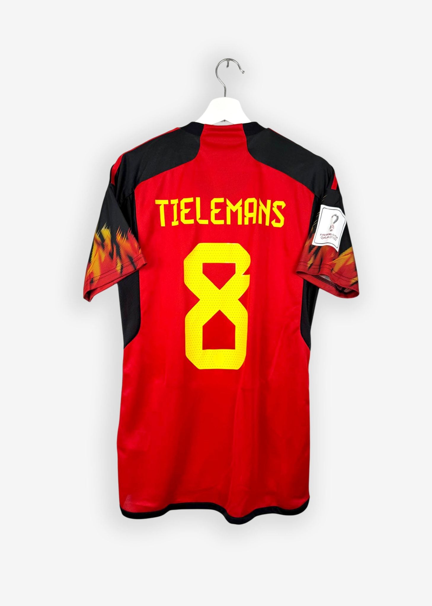 BELGIUM 2022/23 HOME SHIRT - #8 TIELEMANS (SIZE S) NWT
