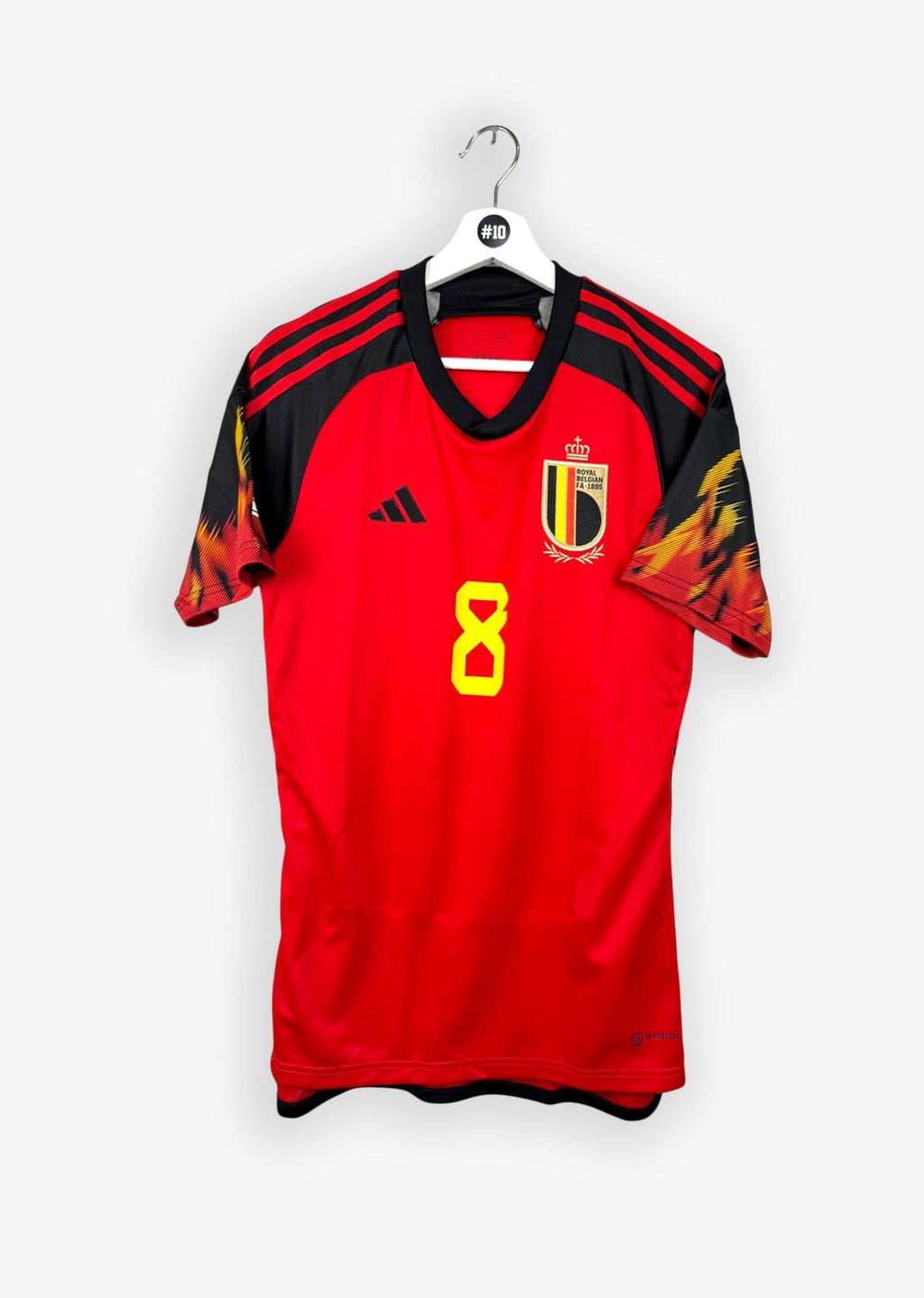 BELGIUM 2022/23 HOME SHIRT - #8 TIELEMANS (SIZE S) NWT