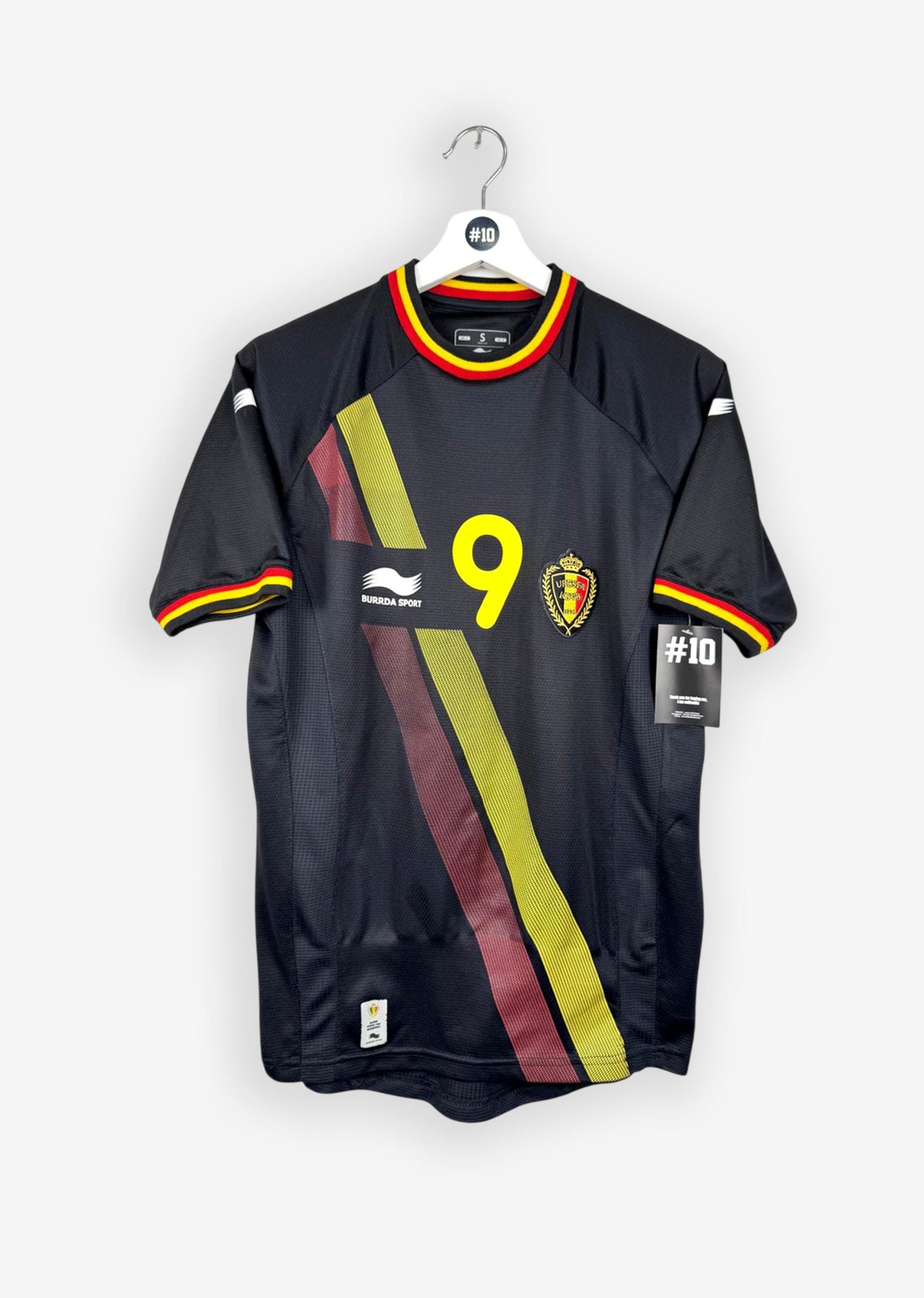 BELGIUM 2014/15 AWAY SHIRT - #9 LUKAKU (SIZE S)