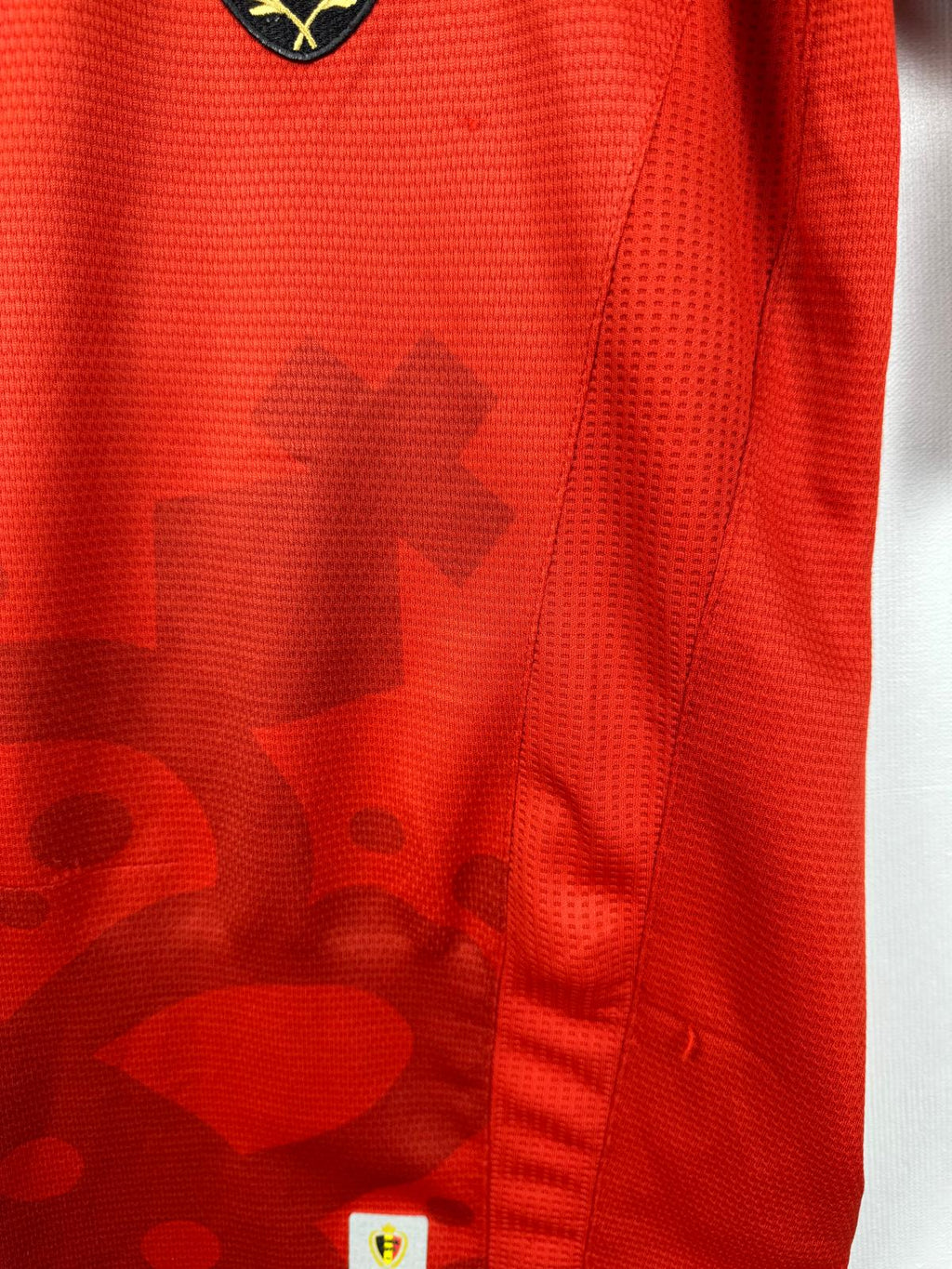BELGIUM 2014/15 HOME SHIRT - #9 LUKAKU (SIZE S)
