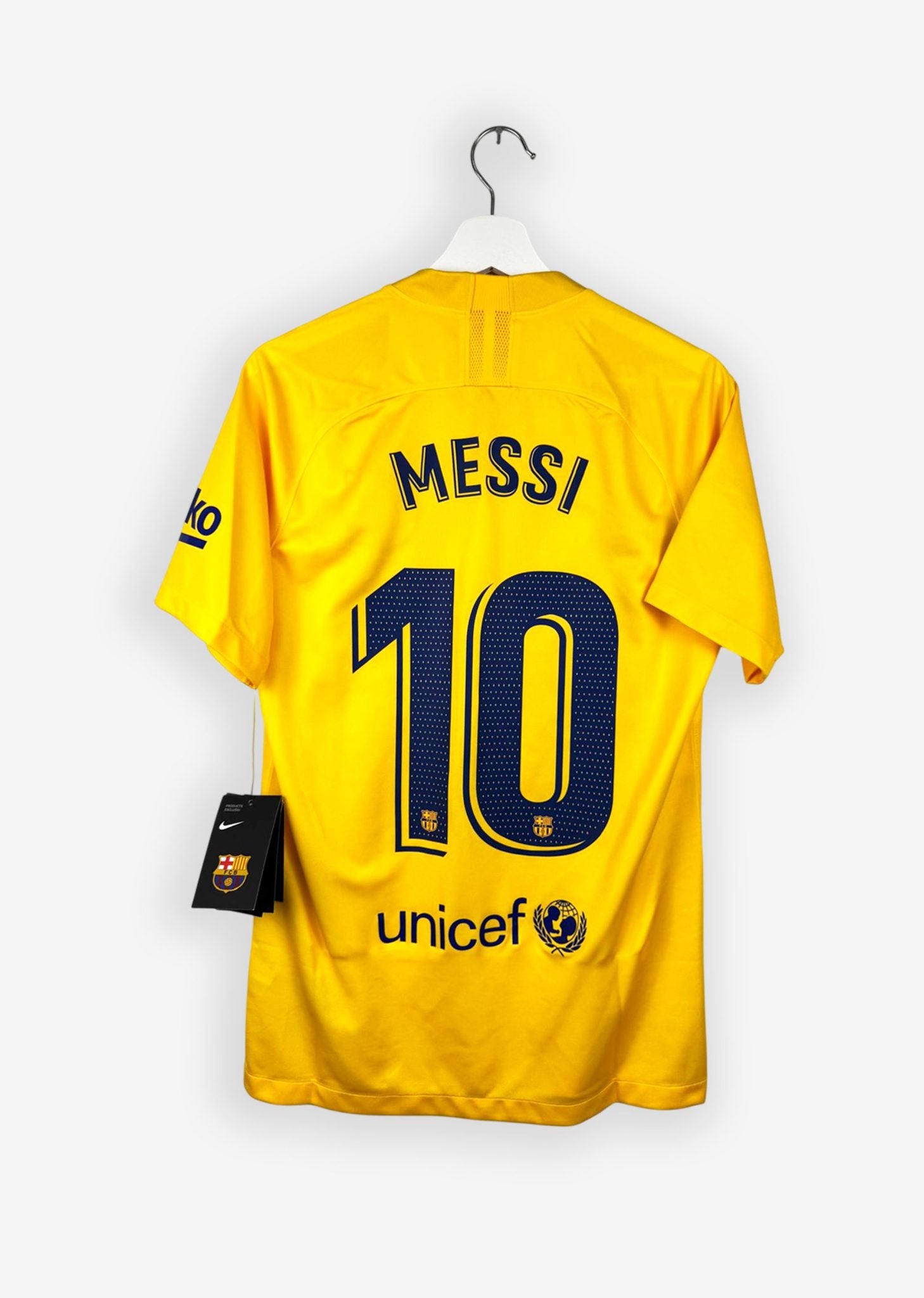 FC BARCELONA 2019/22 FOURTH SHIRT - #10 MESSI (SIZE S) NWT