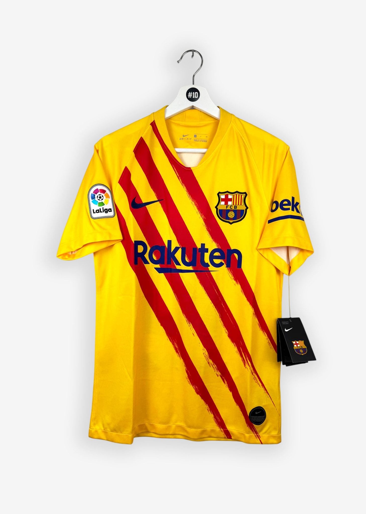 FC BARCELONA 2019/22 FOURTH SHIRT - #10 MESSI (SIZE S) NWT