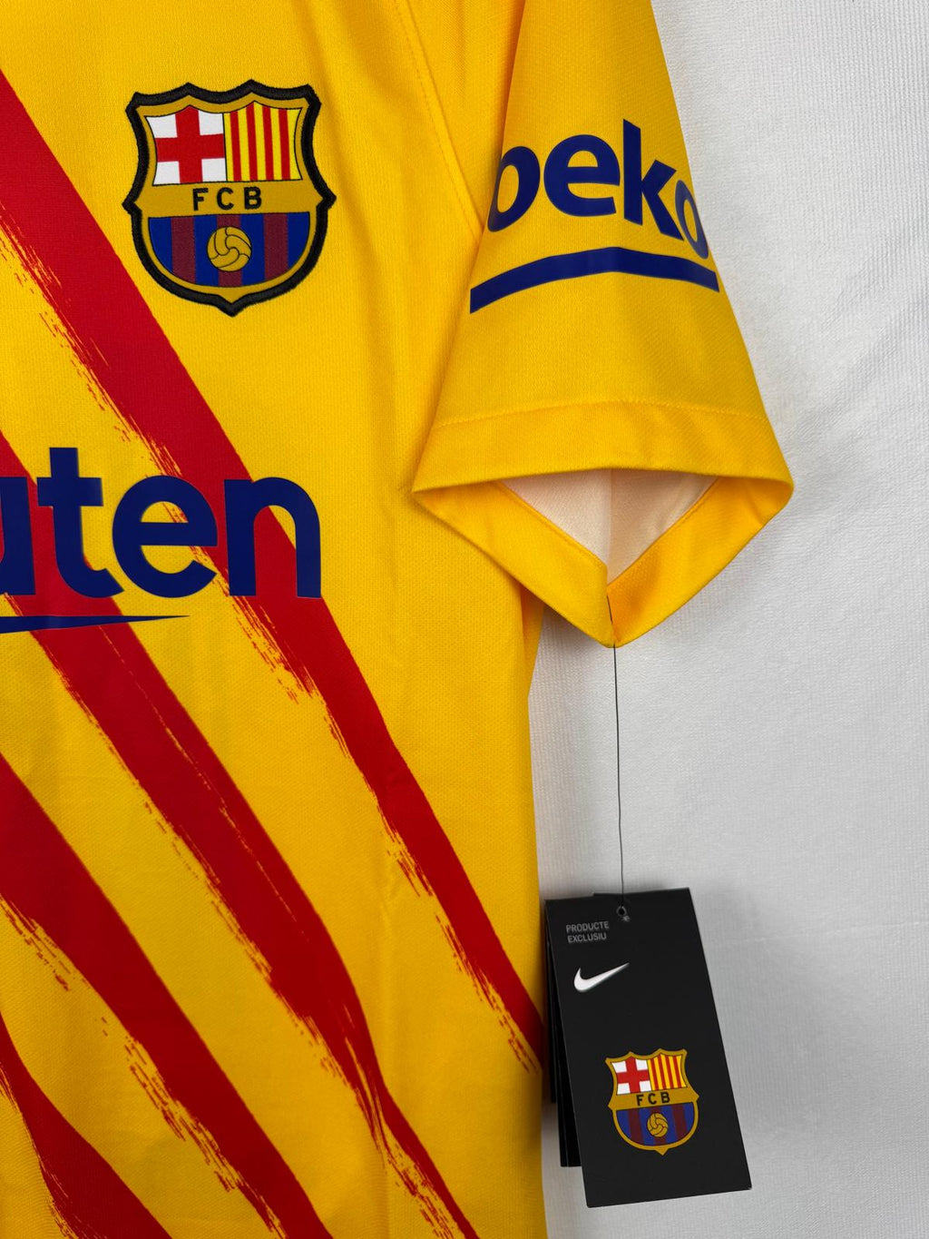 FC BARCELONA 2019/22 FOURTH SHIRT - #10 MESSI (SIZE S) NWT