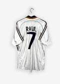 REAL MADRID 1998/00 HOME SHIRT - #7 RAUL (SIZE M)