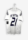 RSC ANDERLECHT 2009/10 HOME SHIRT - #21 DE SUTTER (SIZE L)