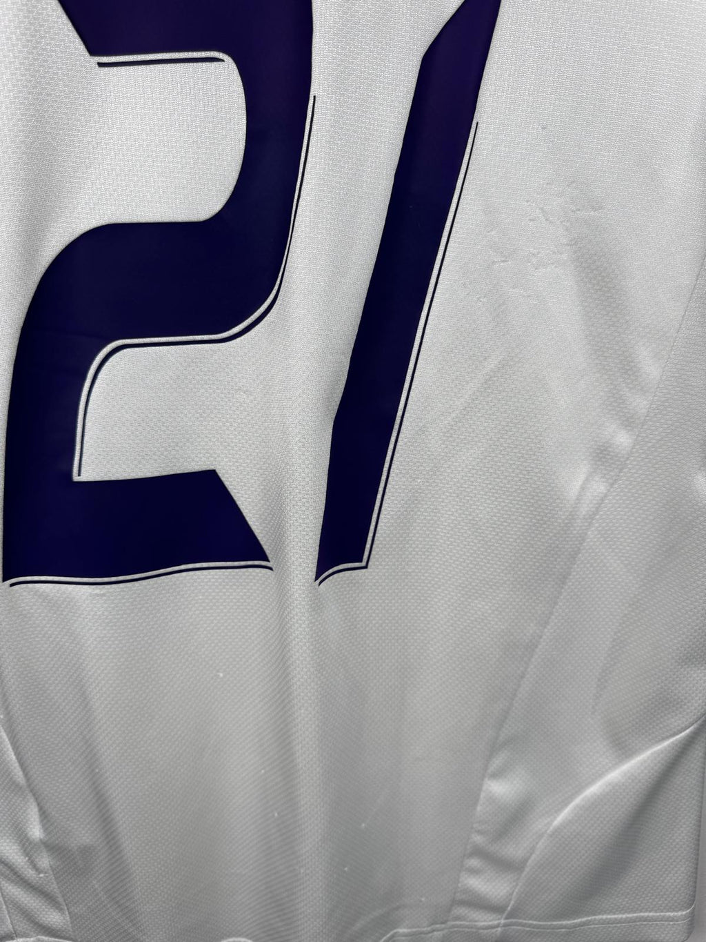 RSC ANDERLECHT 2009/10 HOME SHIRT - #21 DE SUTTER (SIZE L)