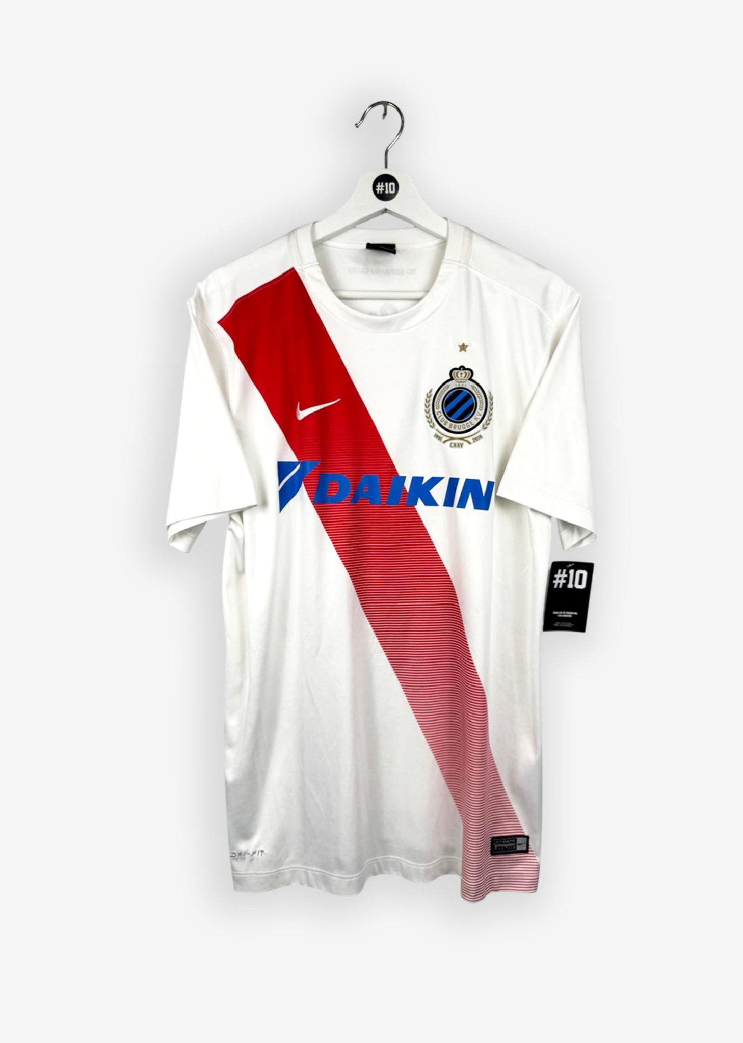 CLUB BRUGGE 2016/17 AWAY SHIRT - #8 REFEALOV (SIZE M)