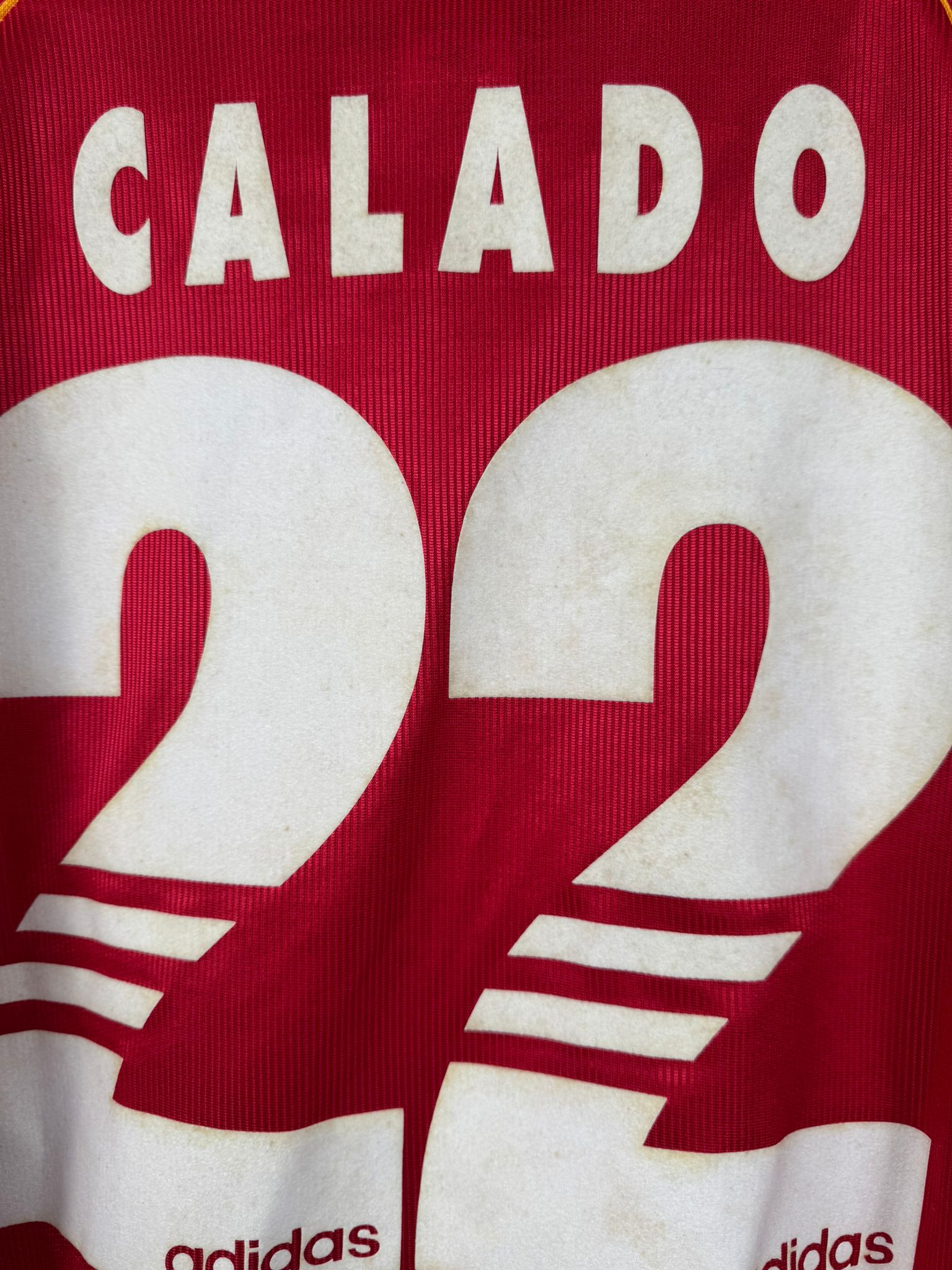 BENFICA 1998/99 HOME SHIRT - #22 CALADO (SIZE XL)