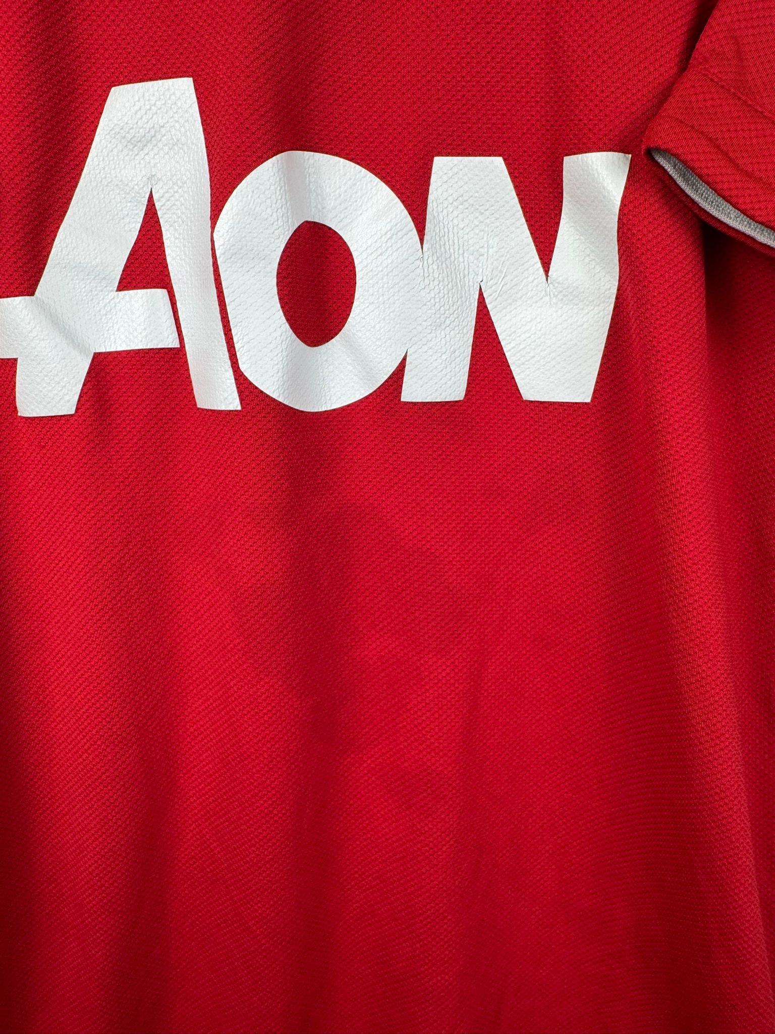 MANCHESTER UNITED 2011/12 HOME SHIRT - #3 EVRA (SIZE L)