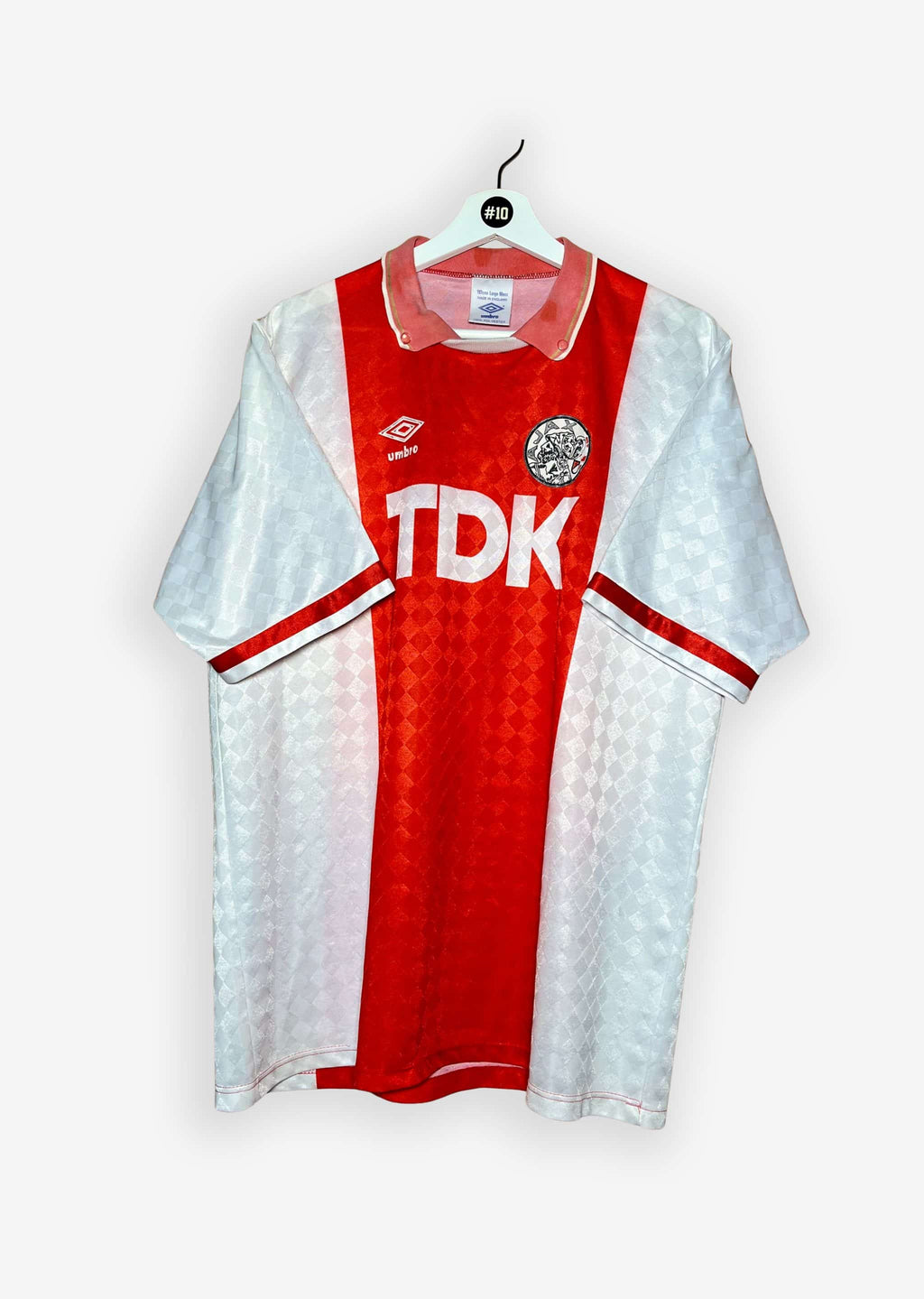 AJAX 1989/90 HOME SHIRT (SIZE L)