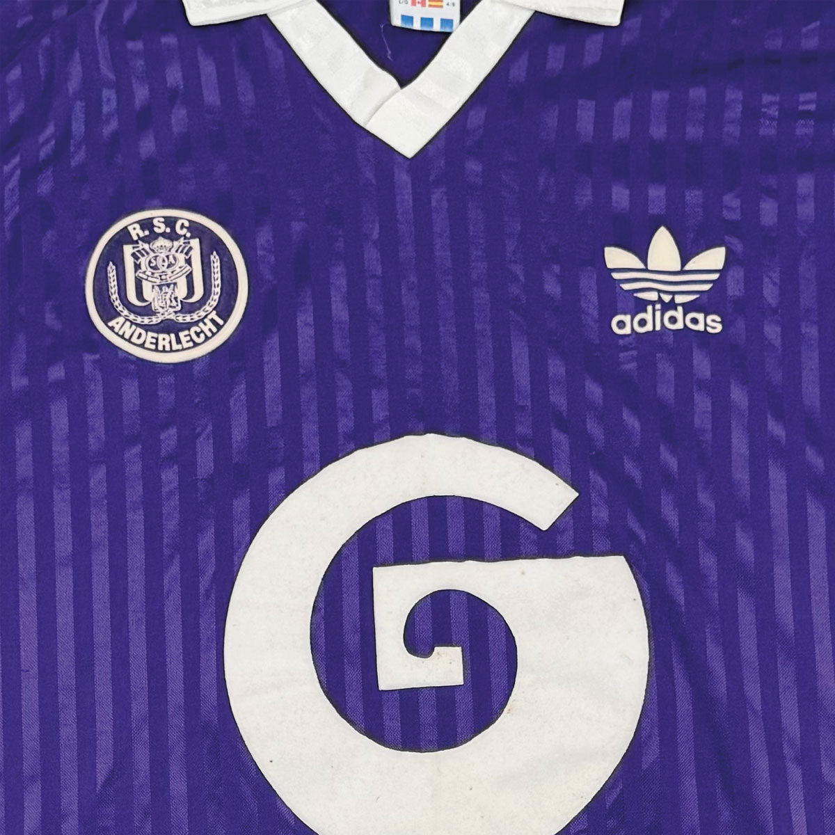 RSC ANDERLECHT 1989/92 HOME SHIRT (SIZE L)