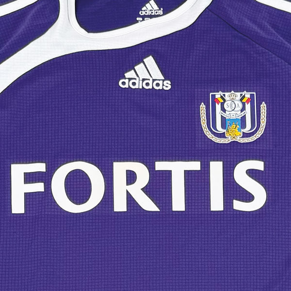 RSC ANDERLECHT 2007/08 HOME SHIRT L/S (SIZE M)