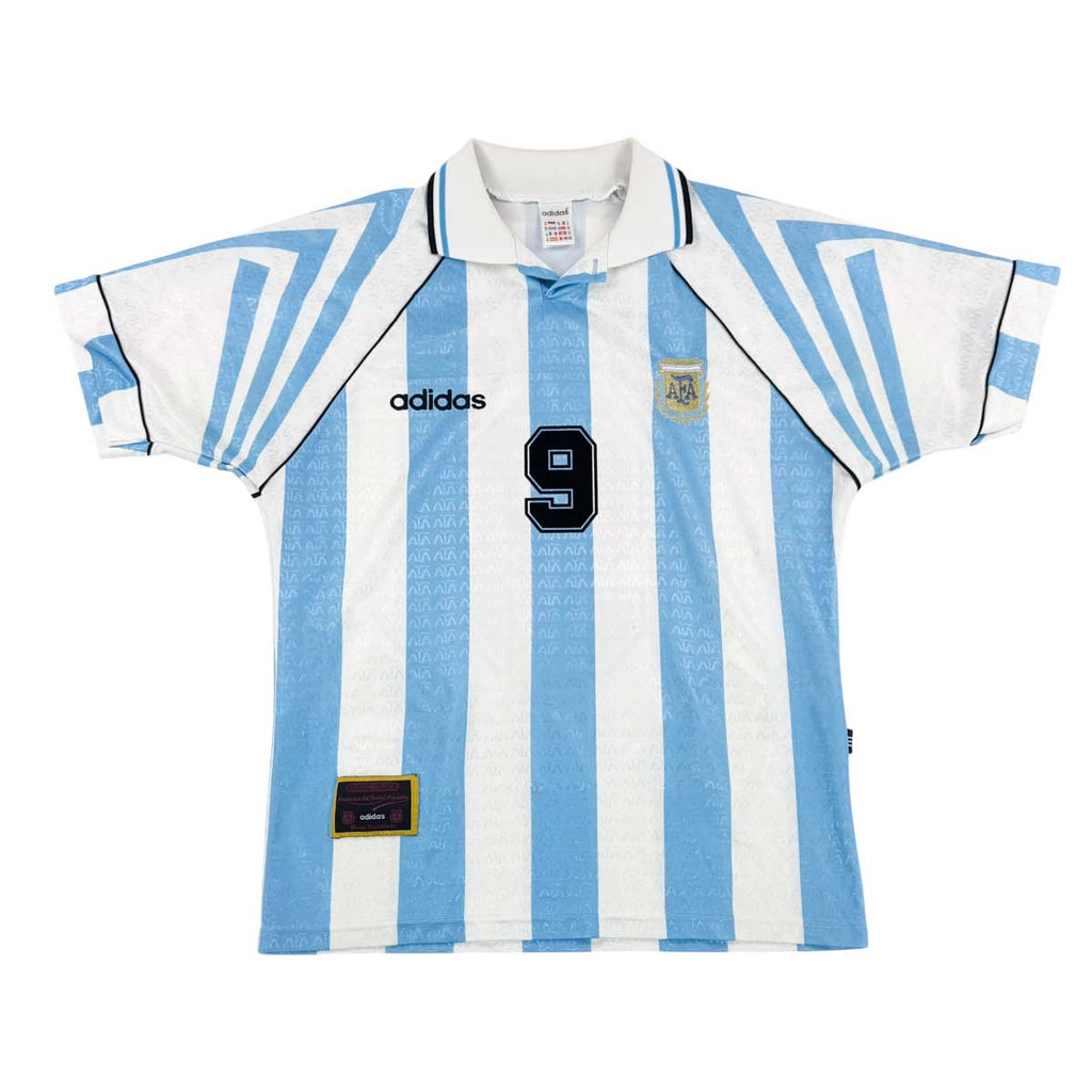 ARGENTINA 1996/97 HOME SHIRT – #9 BATISTUTA (SIZE M)