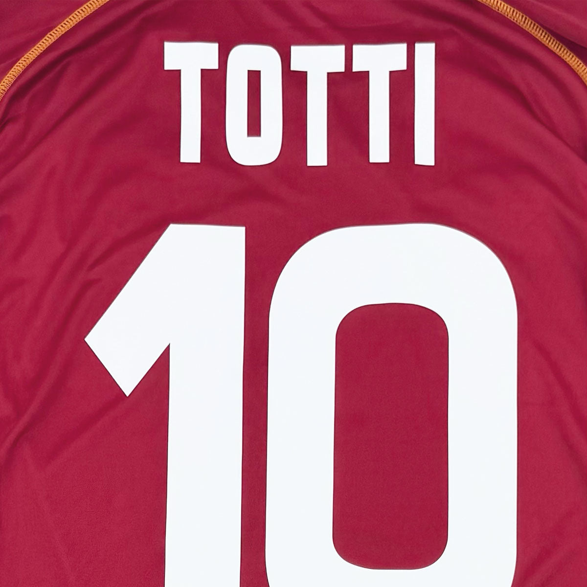 AS ROMA 2008/09 HOME SHIRT - #10 TOTTI (SIZE XL)