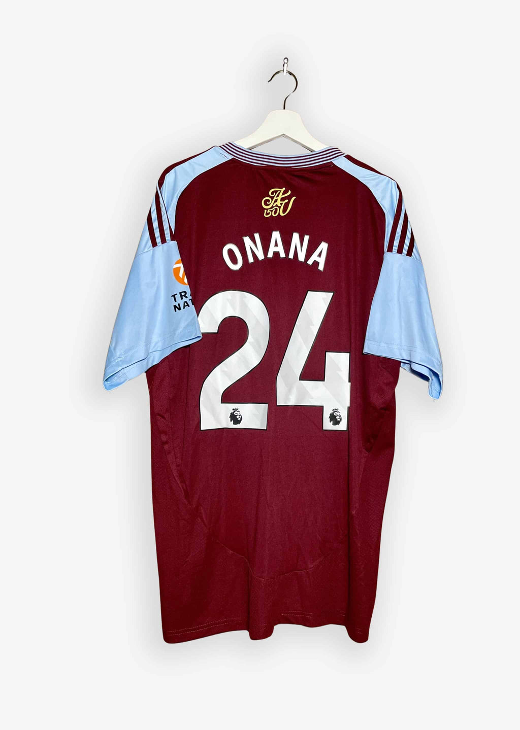 ASTON VILLA 2024/25 HOME SHIRT – #24 ONANA (SIZE XXL)