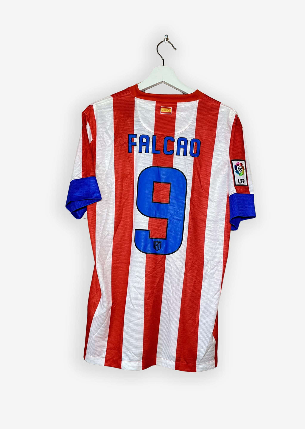 ATLETICO MADRID 2012/13 HOME SHIRT - #9 FALCAO (SIZE M) NWT