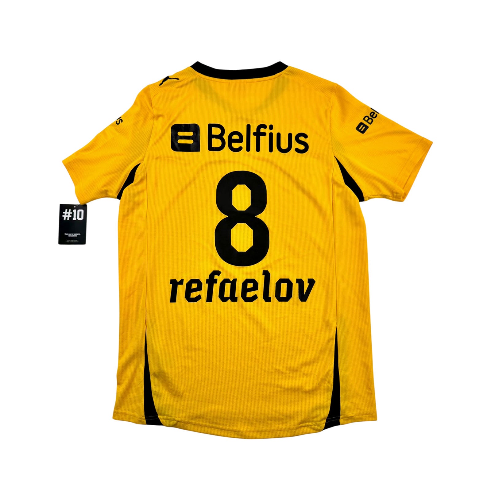CLUB BRUGGE 2011/12 THIRD SHIRT - MATCHWORN/ISSUED #8 REFAELOV 