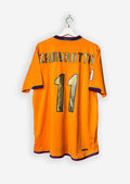 FC BARCELONA 2006/07 AWAY SHIRT - #11 ZAMBROTTA (SIZE L)