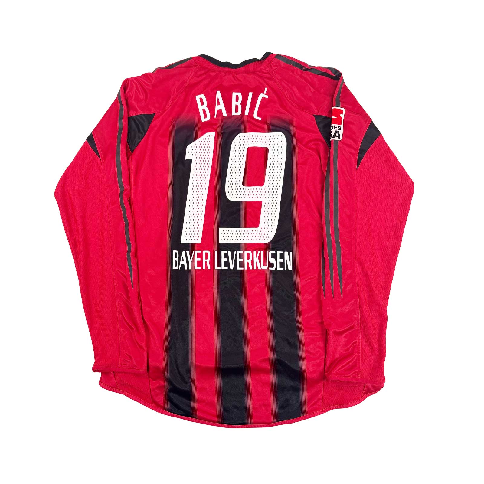 BAYER 04 LEVERKUSEN 2005/06 HOME SHIRT - #19 BABIC 