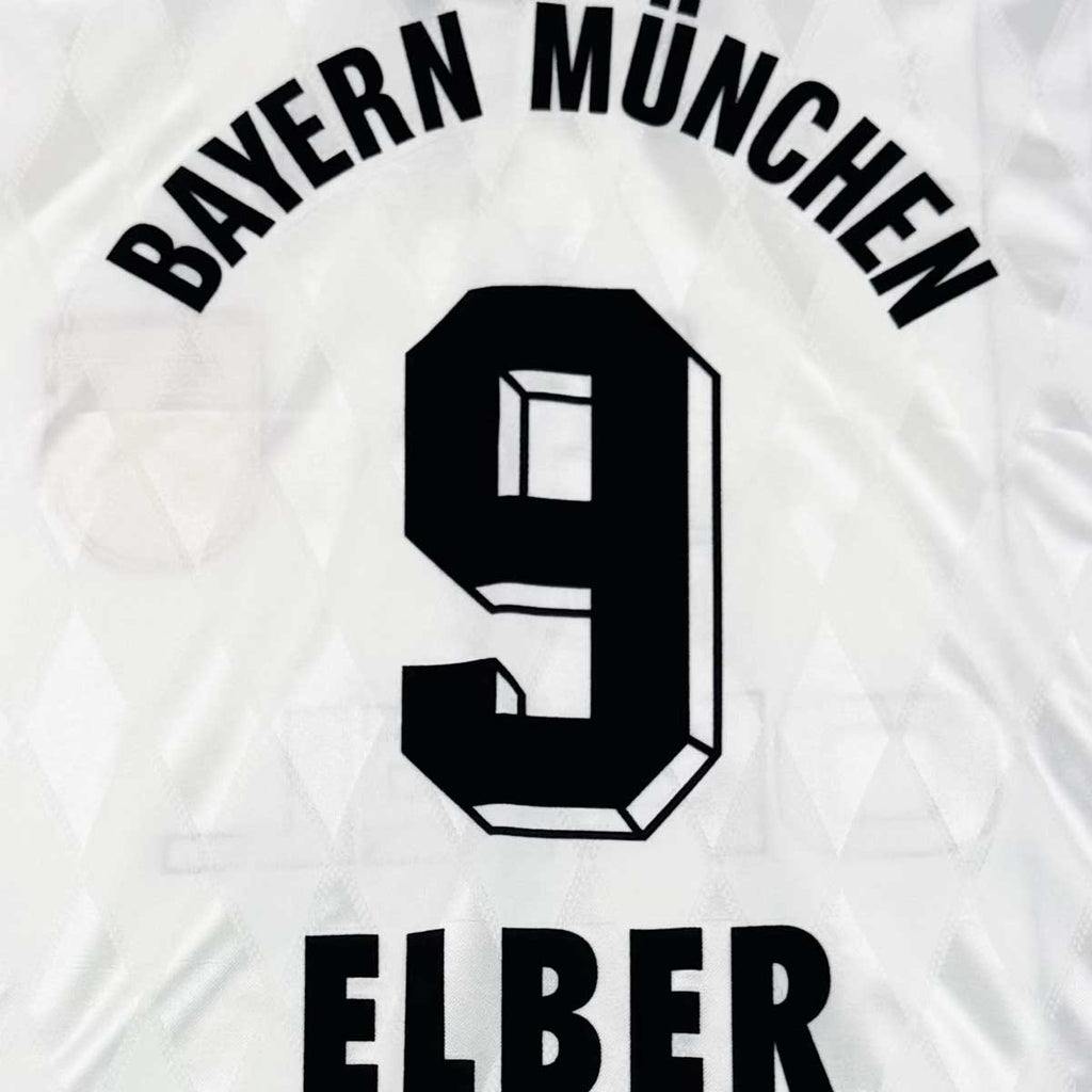 FC BAYERN MUNICH 1996/97 AWAY SHIRT - #9 ELBER (SIZE L)