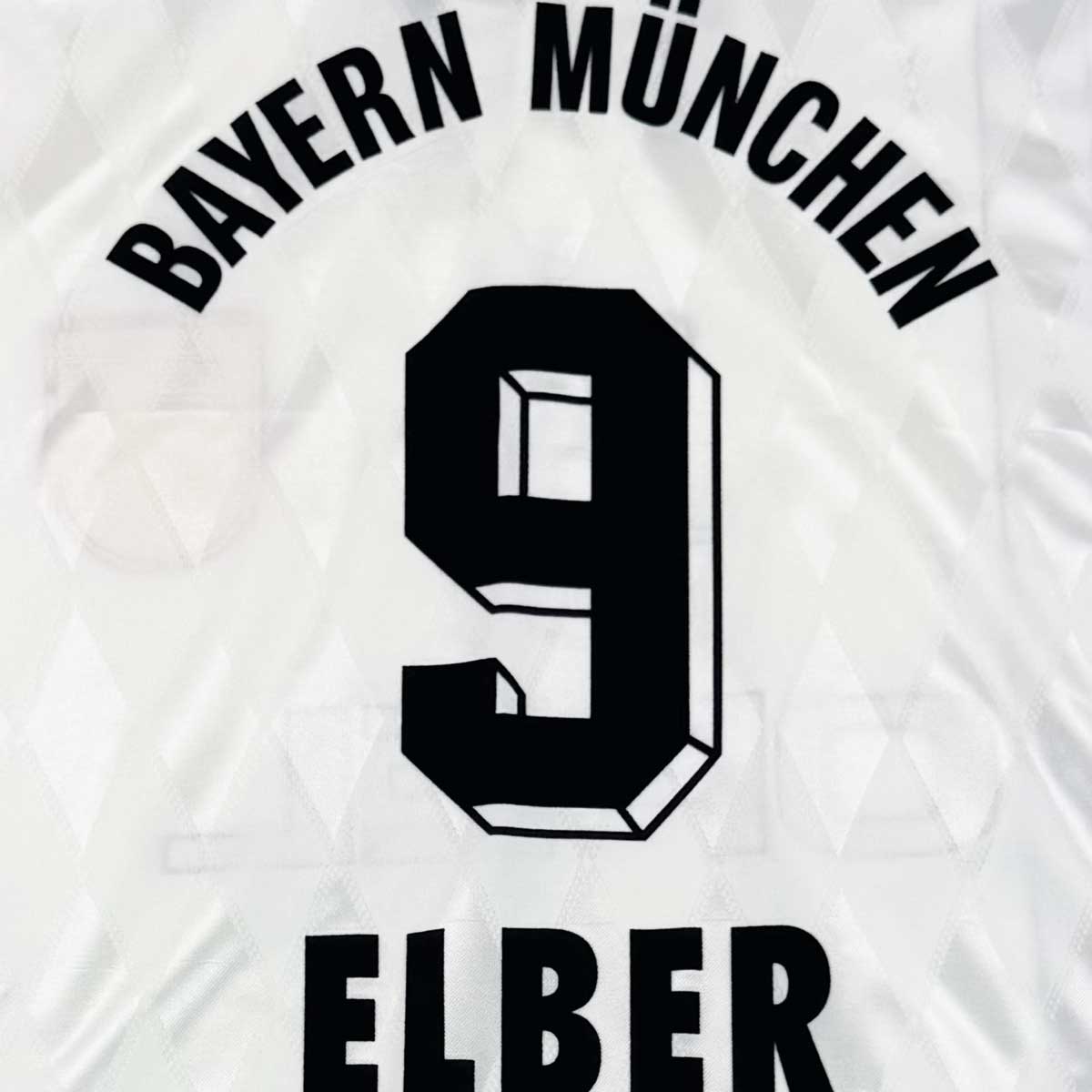 FC BAYERN MUNICH 1996/97 AWAY SHIRT - #9 ELBER (SIZE L)