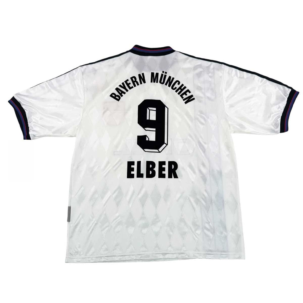 FC BAYERN MUNICH 1996/97 AWAY SHIRT - #9 ELBER (SIZE L)