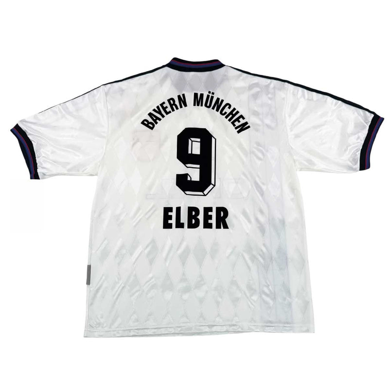 FC BAYERN MUNICH 1996/97 AWAY SHIRT - #9 ELBER (SIZE L)