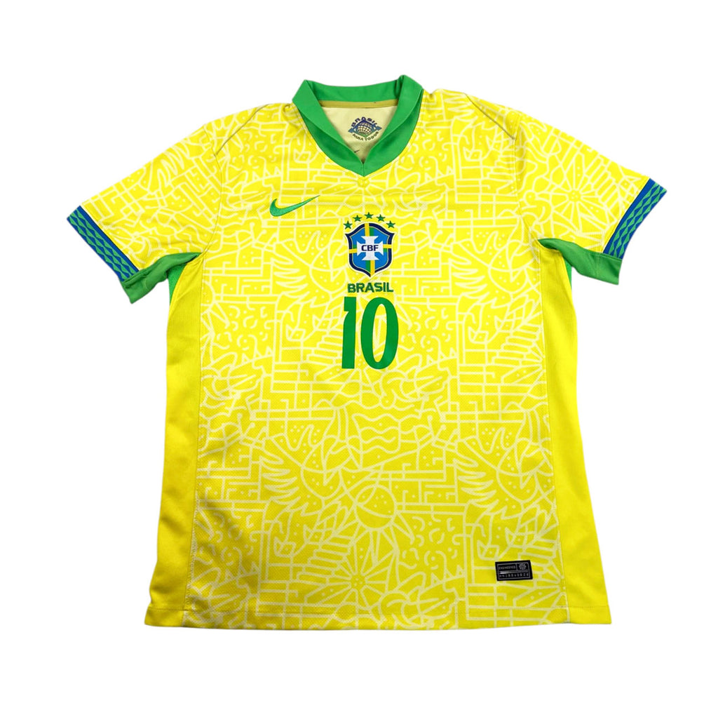 BRAZIL 2024/25 HOME SHIRT - #10 NEYMAR JR