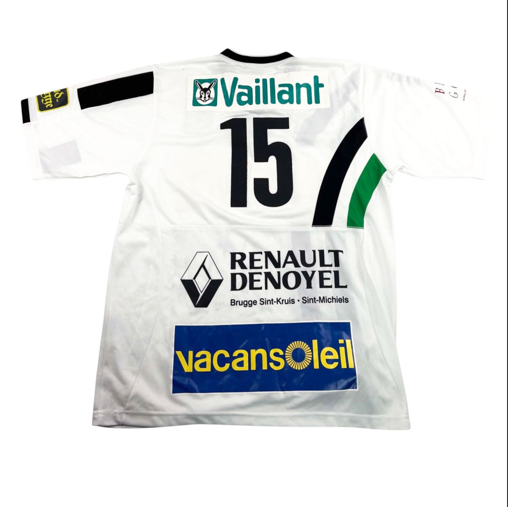 CERCLE BRUGGE 2008/10 AWAY SHIRT - MATCHWORN/ISSUED SIGNED #15