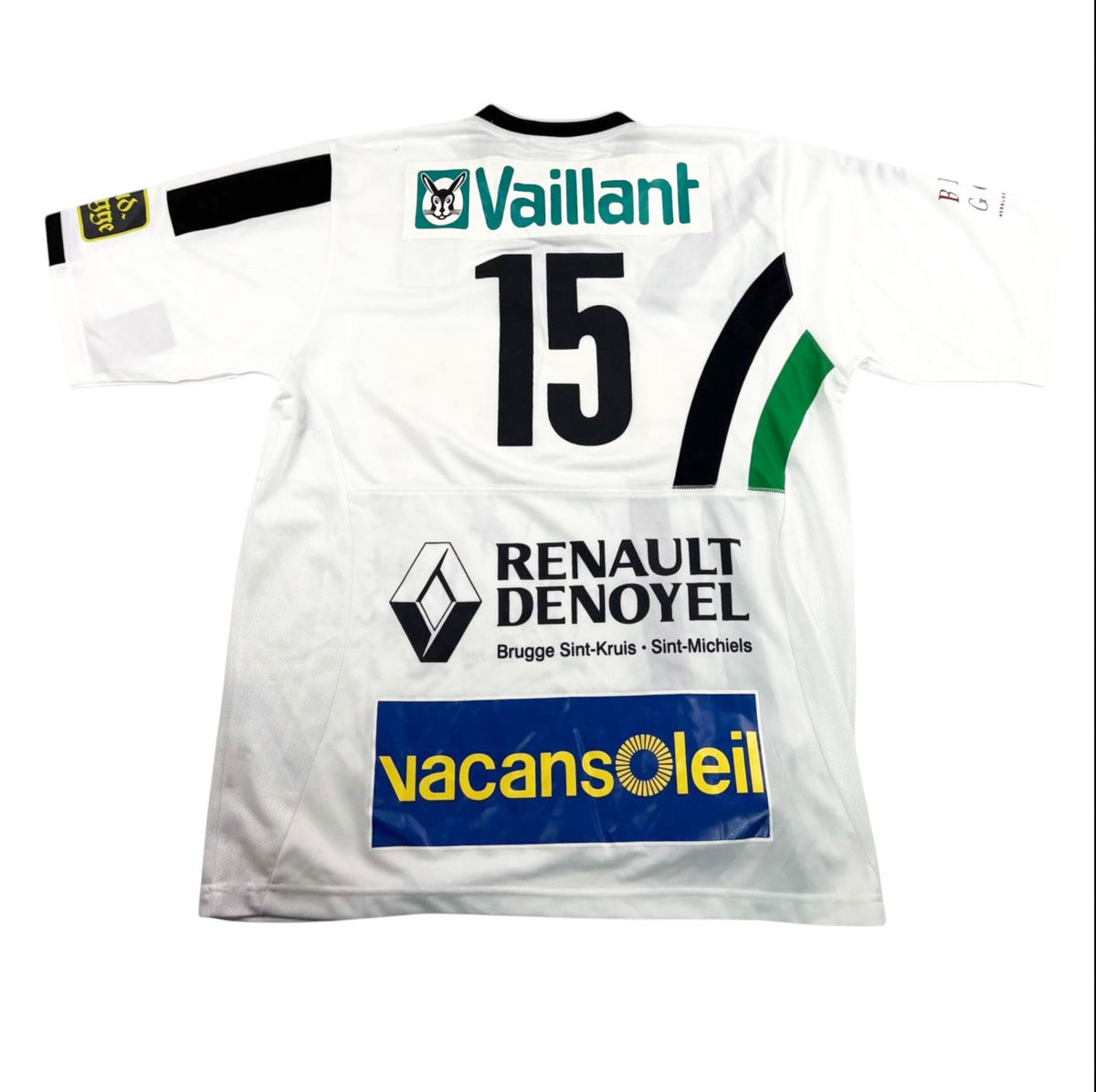 CERCLE BRUGGE 2008/10 AWAY SHIRT - MATCHWORN/ISSUED SIGNED #15