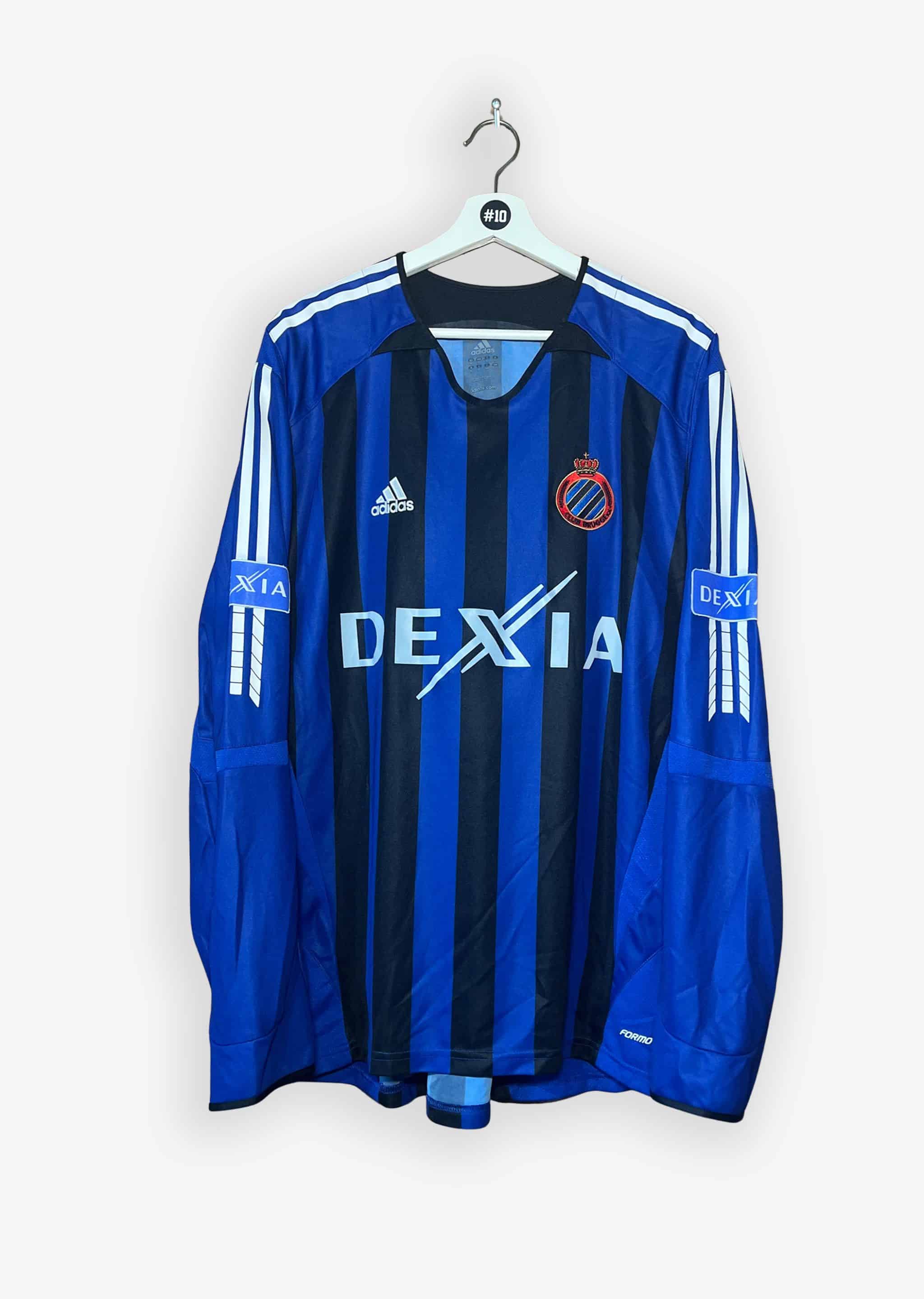 CLUB BRUGGE 2006/07 HOME SHIRT - MATCHWORN/ISSUED #6 CLEMENT (SIZE XL)