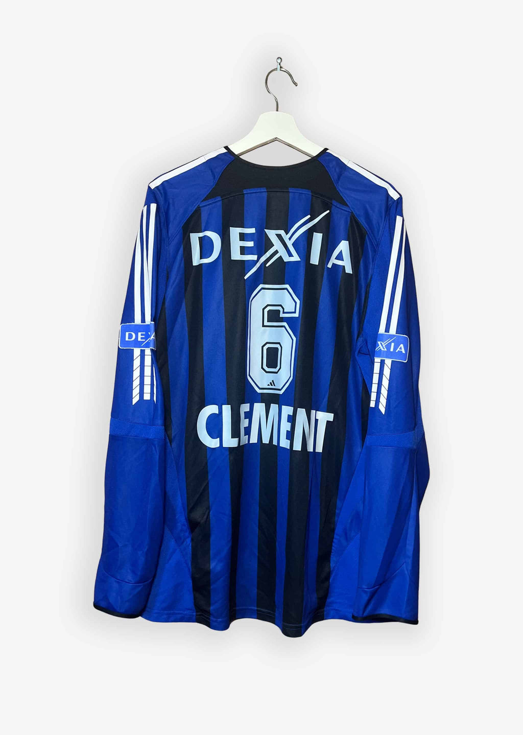 CLUB BRUGGE 2006/07 HOME SHIRT - MATCHWORN/ISSUED #6 CLEMENT (SIZE XL)