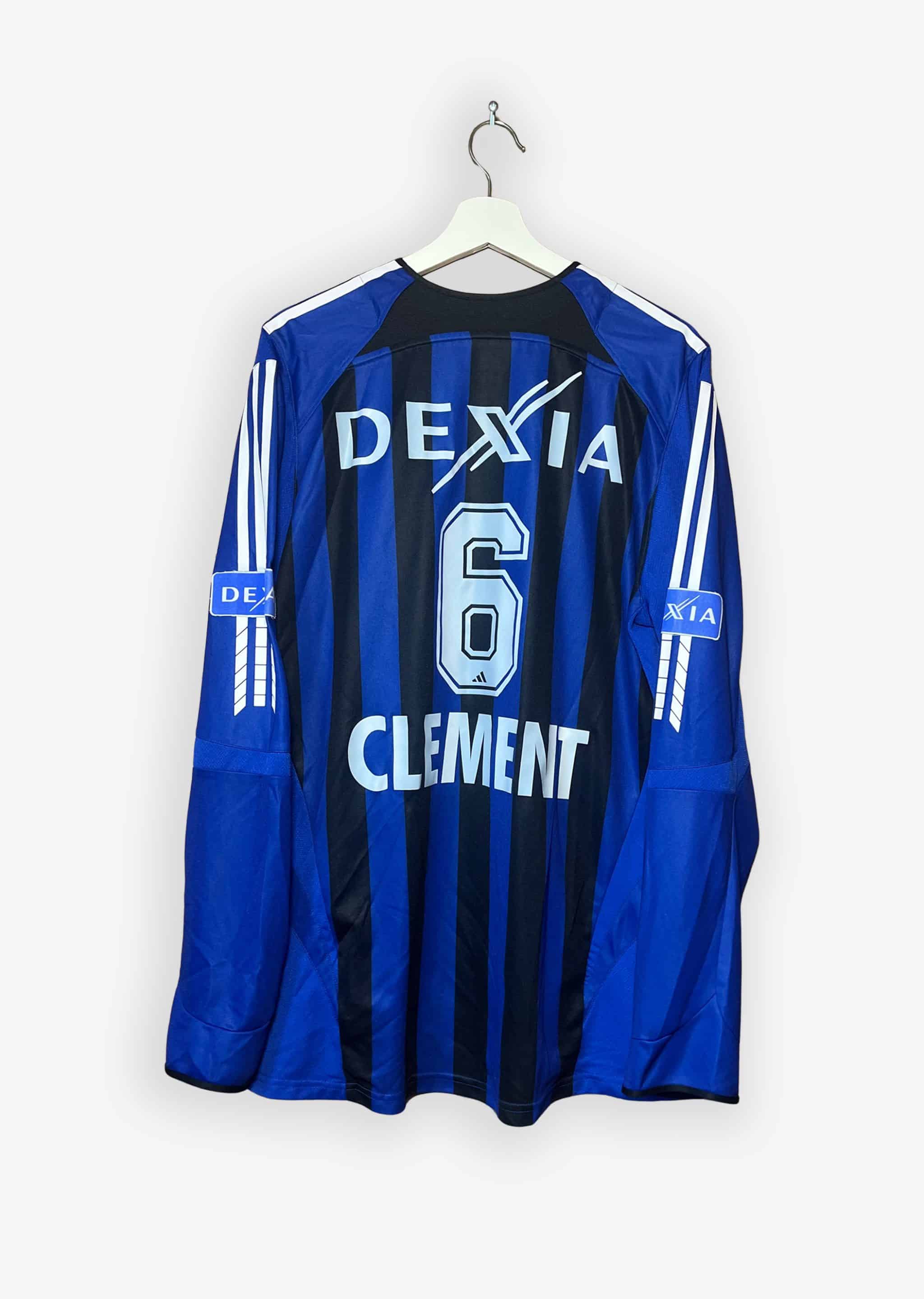 CLUB BRUGGE 2006/07 HOME SHIRT - MATCHWORN/ISSUED #6 CLEMENT (SIZE XL)