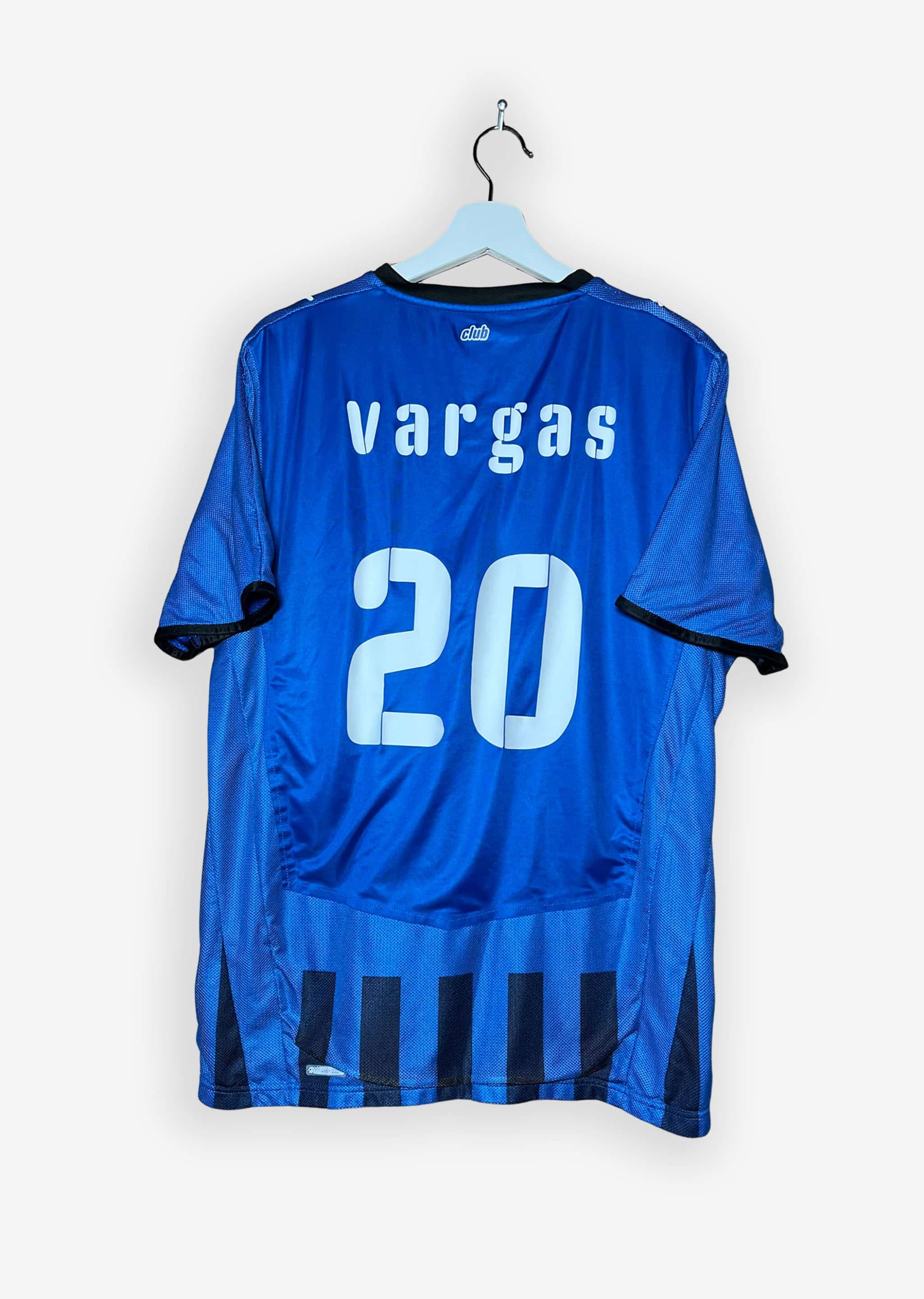 CLUB BRUGGE 2008/09 HOME SHIRT - #20 VARGAS (SIZE L)