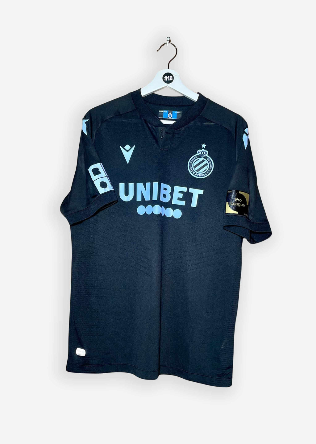 CLUB BRUGGE 2022/23 THIRD SHIRT - MATCHWORN/ISSUED SIGNED #17 BUCHANAN (SIZE M) COA INCL.