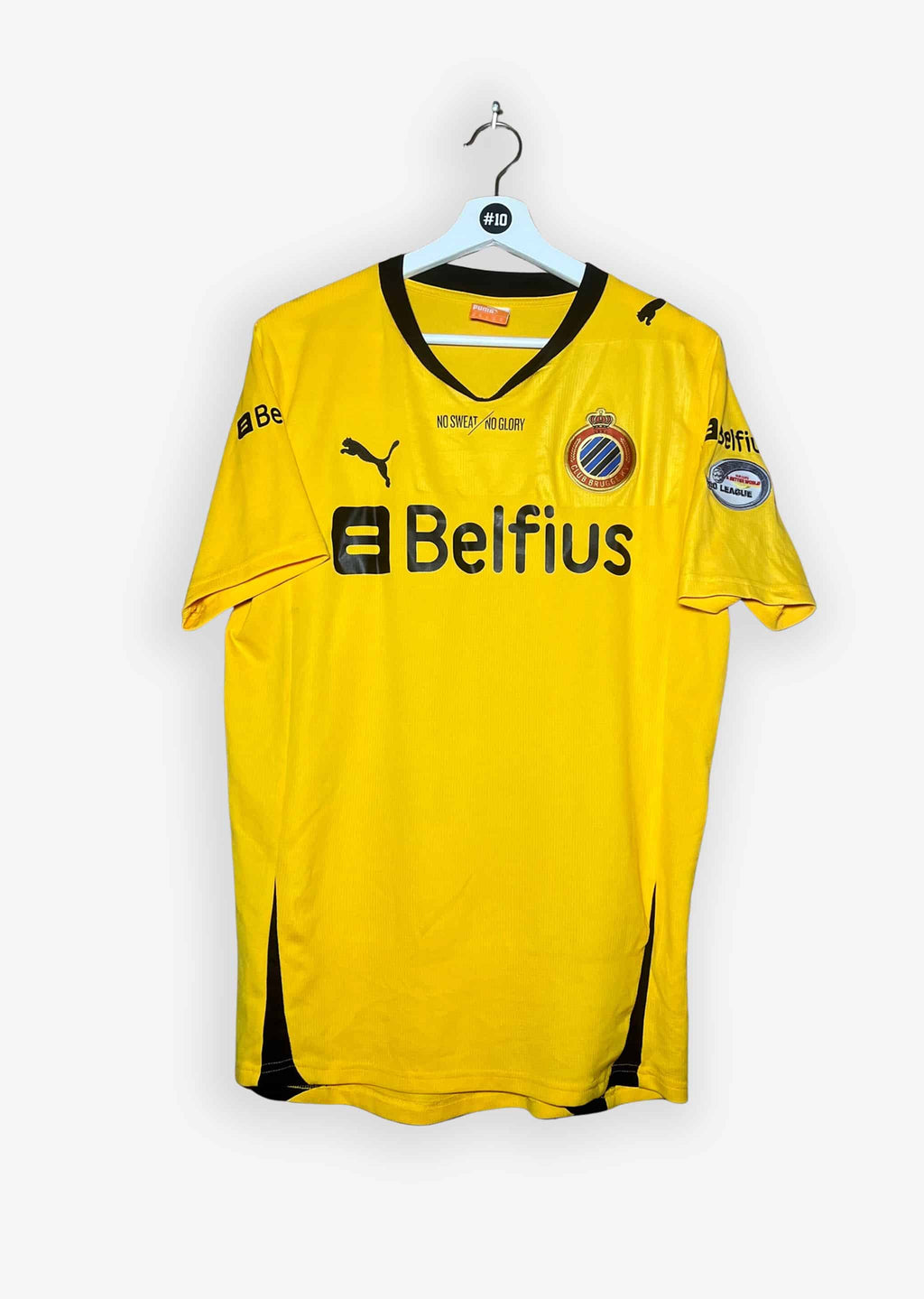 CLUB BRUGGE 2011/12 THIRD SHIRT - MATCHWORN/ISSUED #8 REFAELOV (SIZE M)