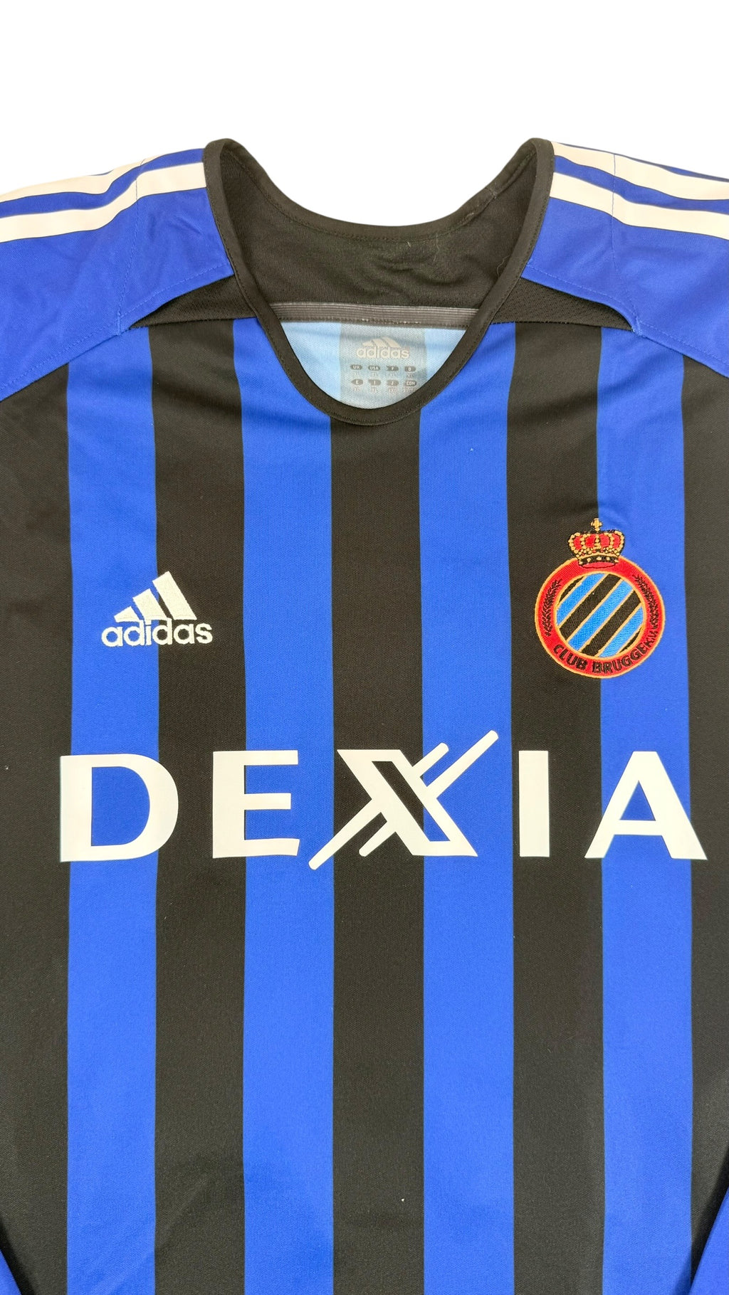 CLUB BRUGGE 2005/06 HOME SHIRT L/S - MATCHWORN/ISSUED CHAMPIONS LEAGUE #11 BLONDEL (SIZE XL)
