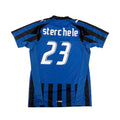 CLUB BRUGGE 2007/08 HOME SHIRT - #23 STERCHELE (SIZE S)