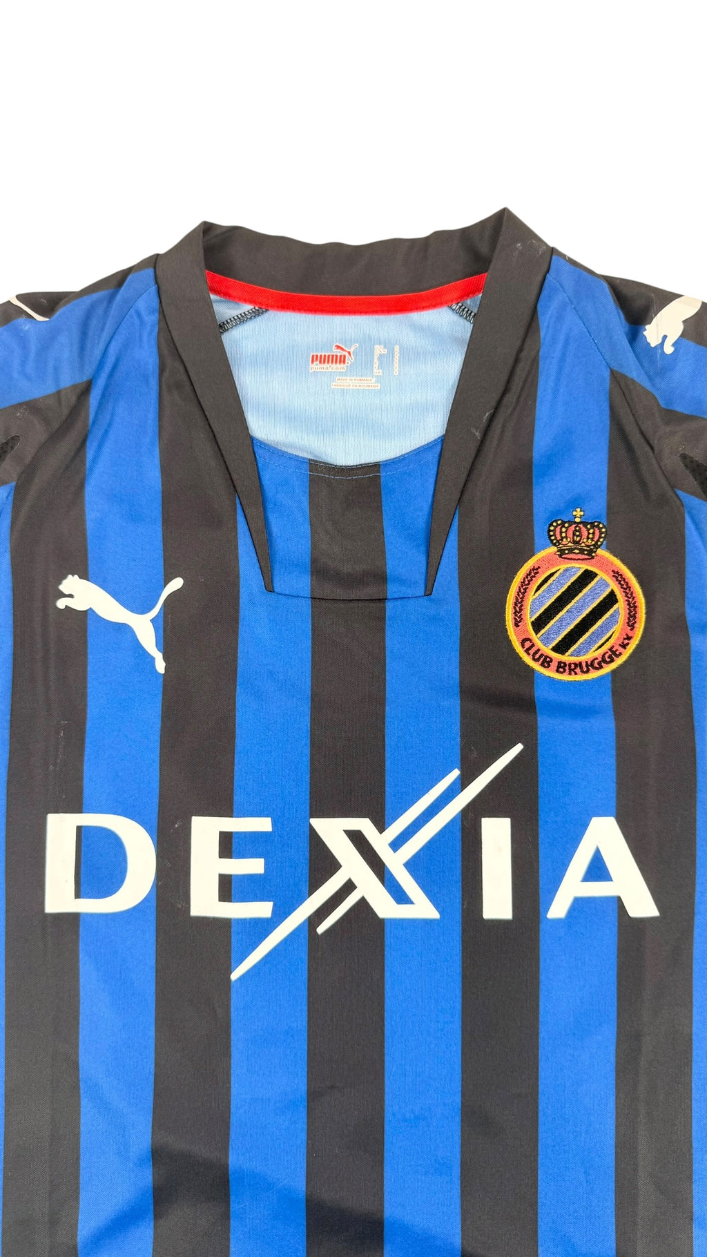 CLUB BRUGGE 2007/08 HOME SHIRT - #23 STERCHELE (SIZE S)