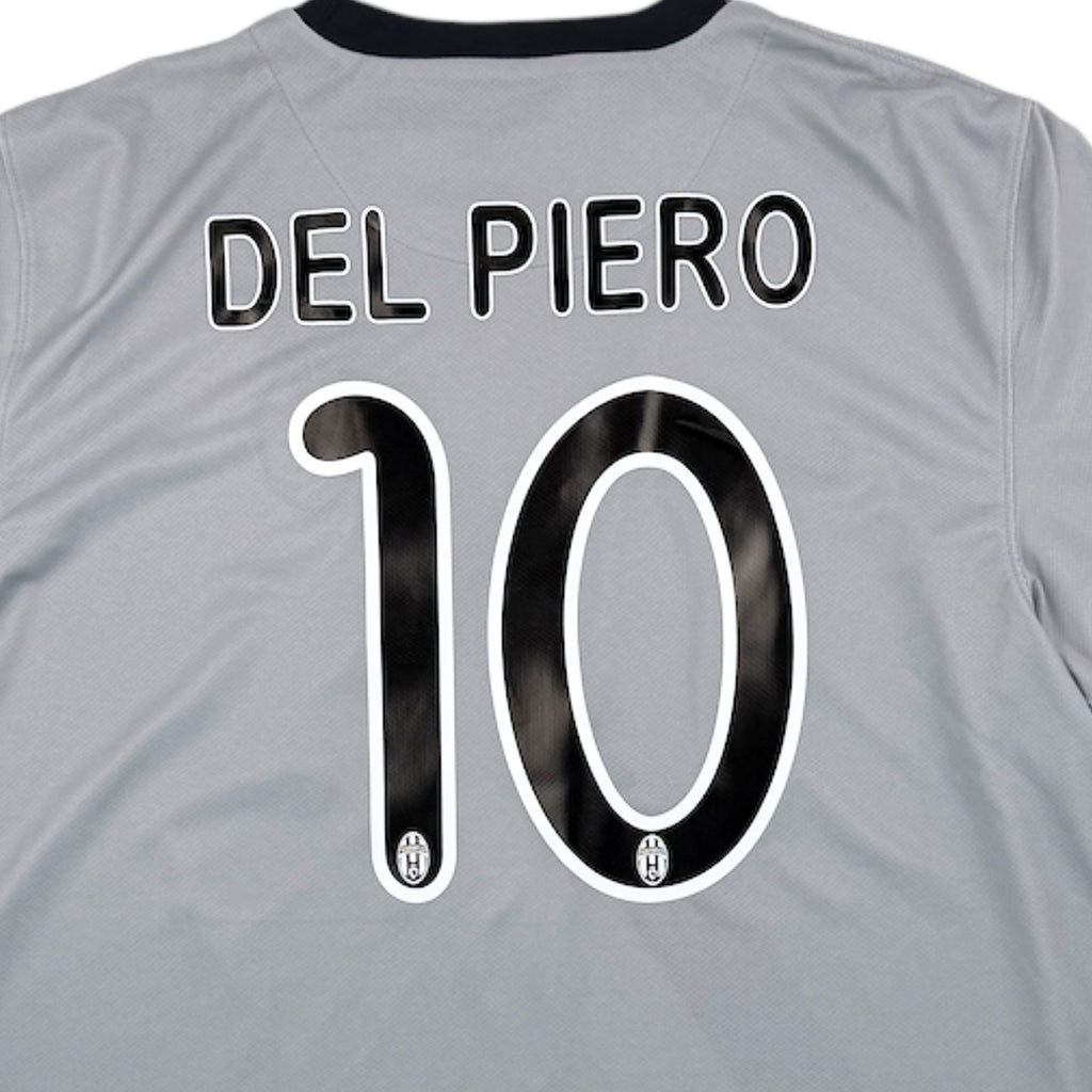 JUVENTUS 2009/10 AWAY SHIRT - #10 DEL PIERO (SIZE XL)