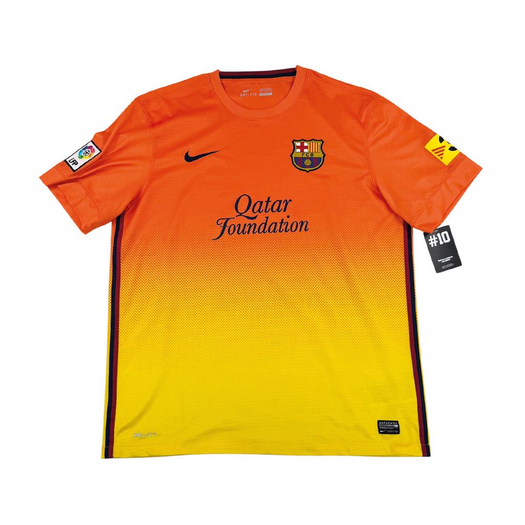 FC BARCELONA 2012/13 AWAY SHIRT - #5 PUYOL (SIZE XL)