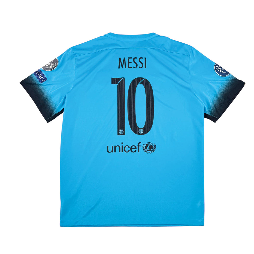 FC BARCELONA 2015/16 THIRD SHIRT - #10 MESSI (SIZE XXL)