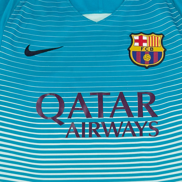 FC BARCELONA 2016/17 THIRD SHIRT - #10 MESSI (SIZE M)