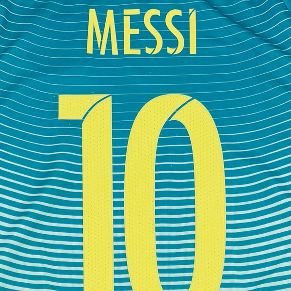 FC BARCELONA 2016/17 THIRD SHIRT - #10 MESSI (SIZE M)