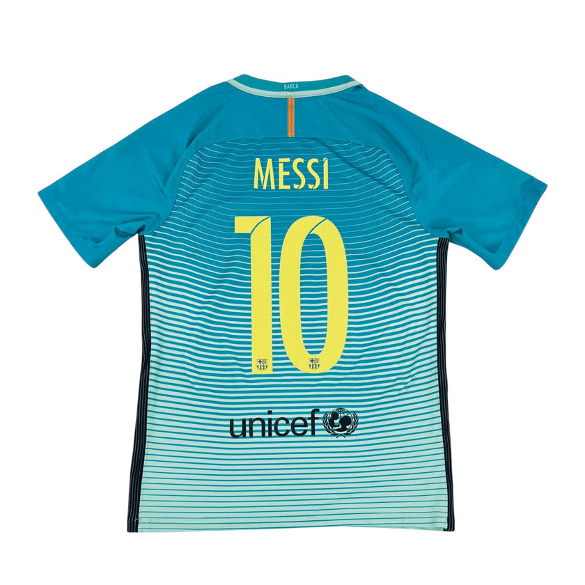 FC BARCELONA 2016/17 THIRD SHIRT - #10 MESSI (SIZE M)