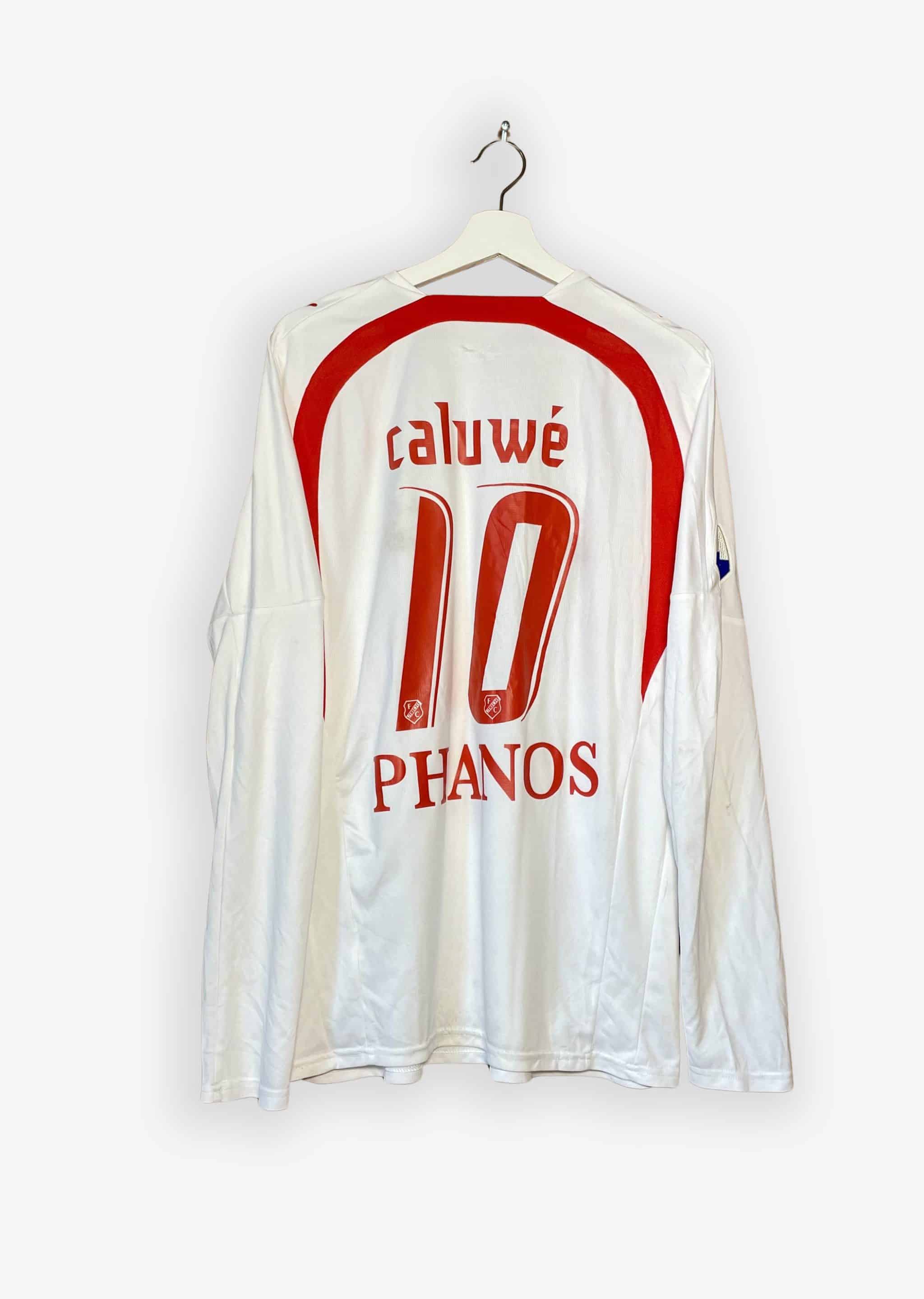 FC UTRECHT 2006/07 AWAY SHIRT – MATCHWORN/ ISSUED #10 CALUWÉ (SIZE L)