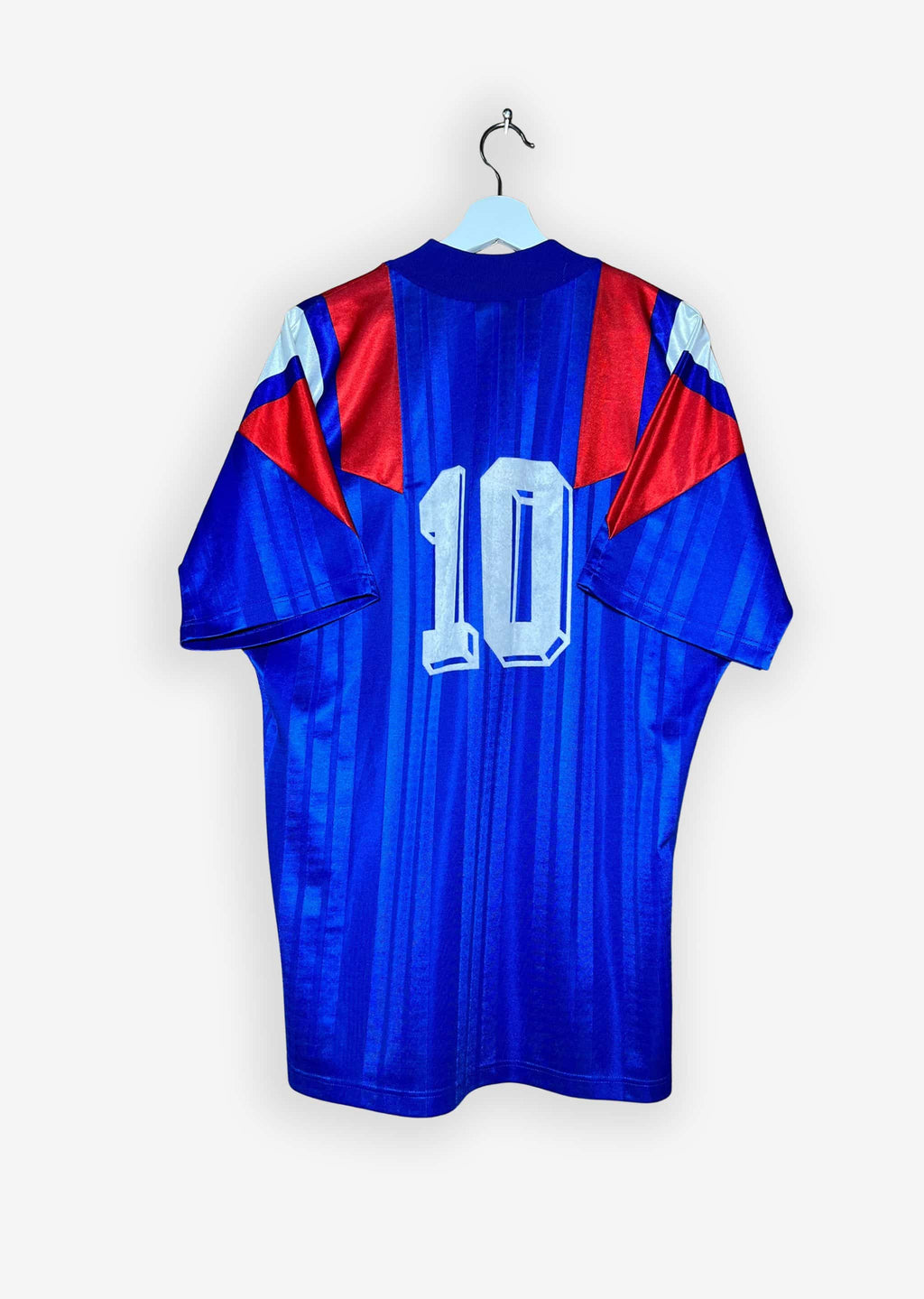 FRANCE 1992/94 HOME SHIRT - #10 HERNANDEZ (SIZE L)