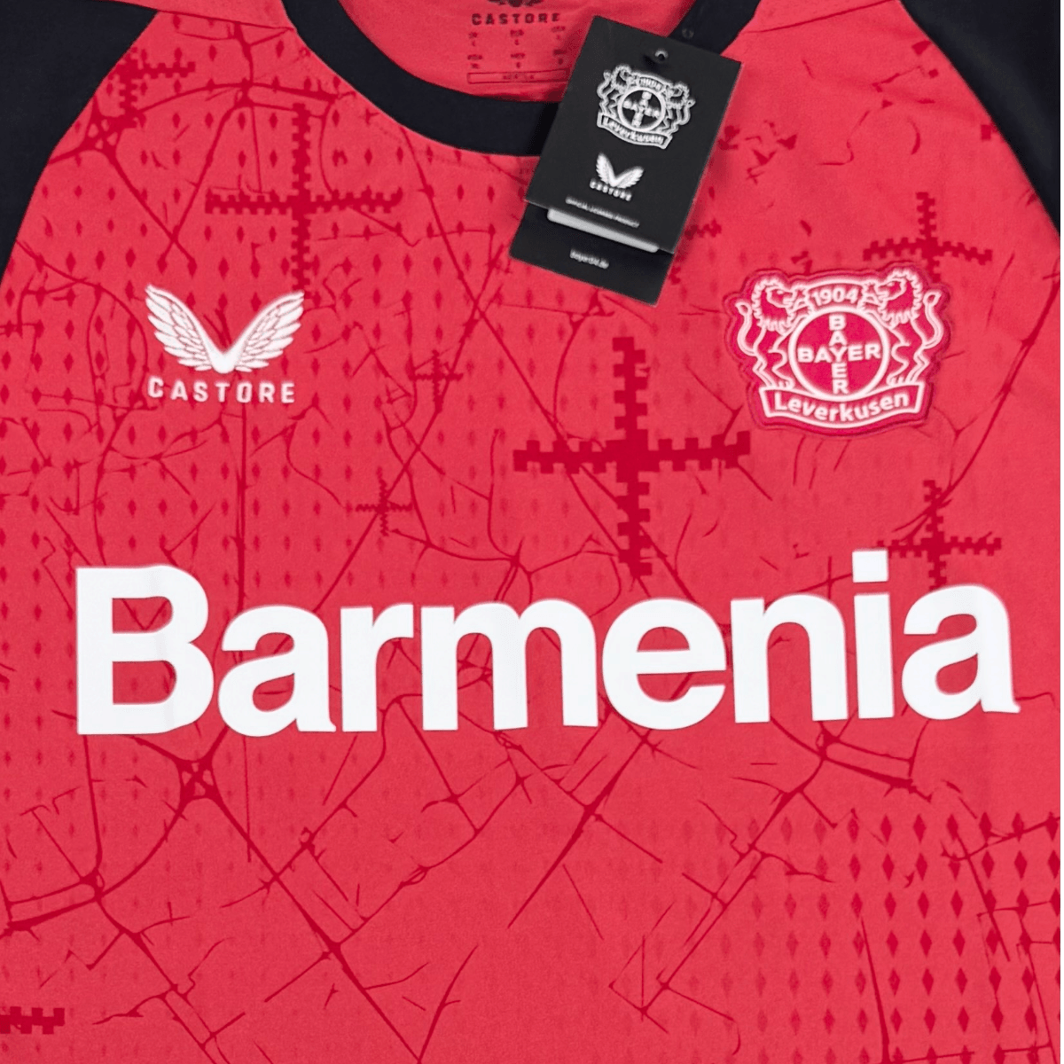 BAYER 04 LEVERKUSEN 2024/25 HOME SHIRT - #20 WIRTZ (SIZE L) NWT