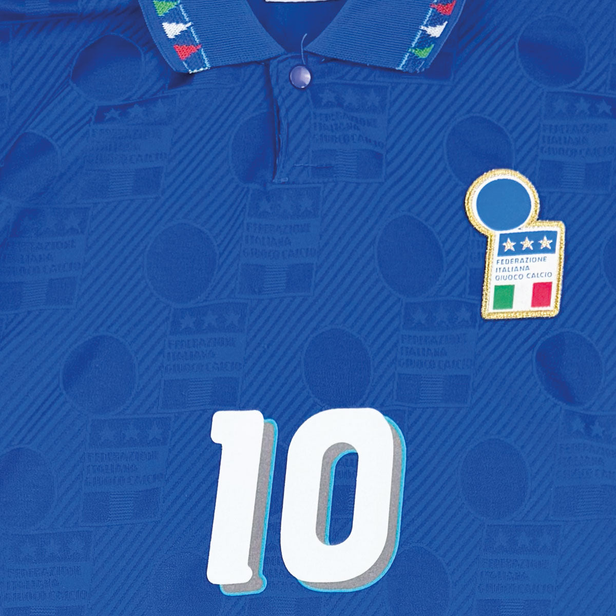 ITALY 1994 HOME SHIRT - #10 BAGGIO (SIZE L)